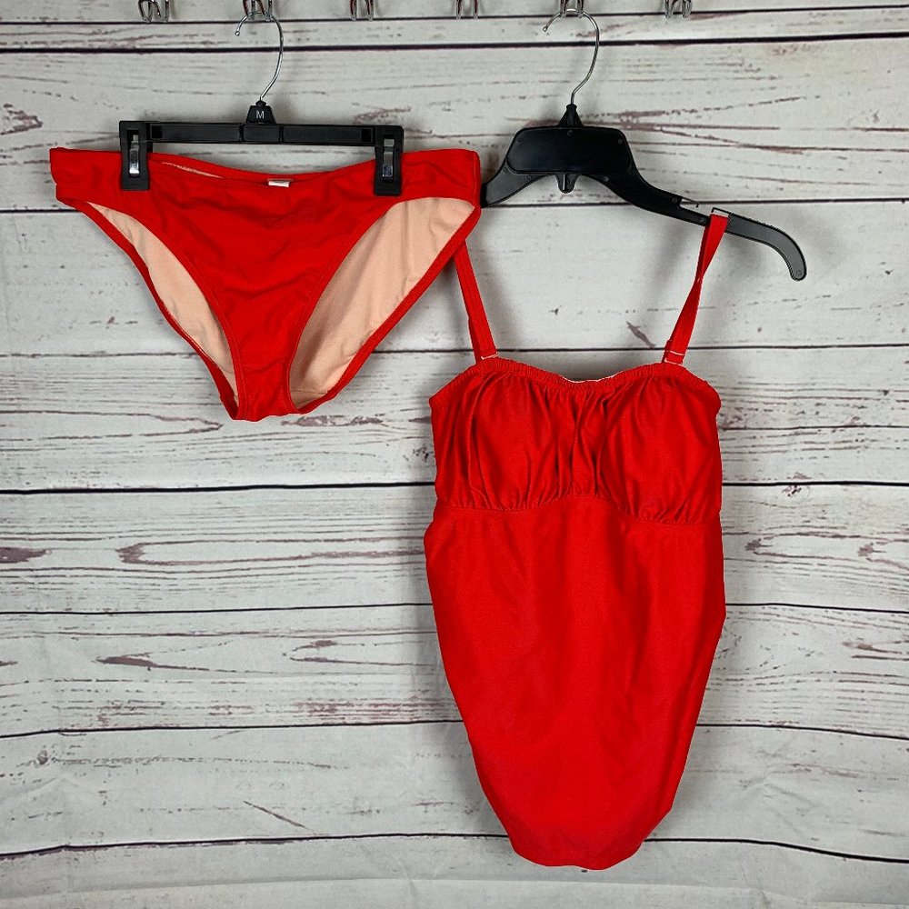 Old Navy Maternity Bathing Suit Red